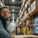 avoiding procurement chaos, contractor sitting at computer looking for materials to buy